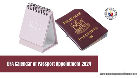dfa passport calendar